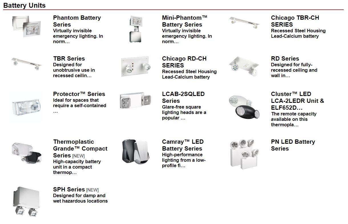 battery units